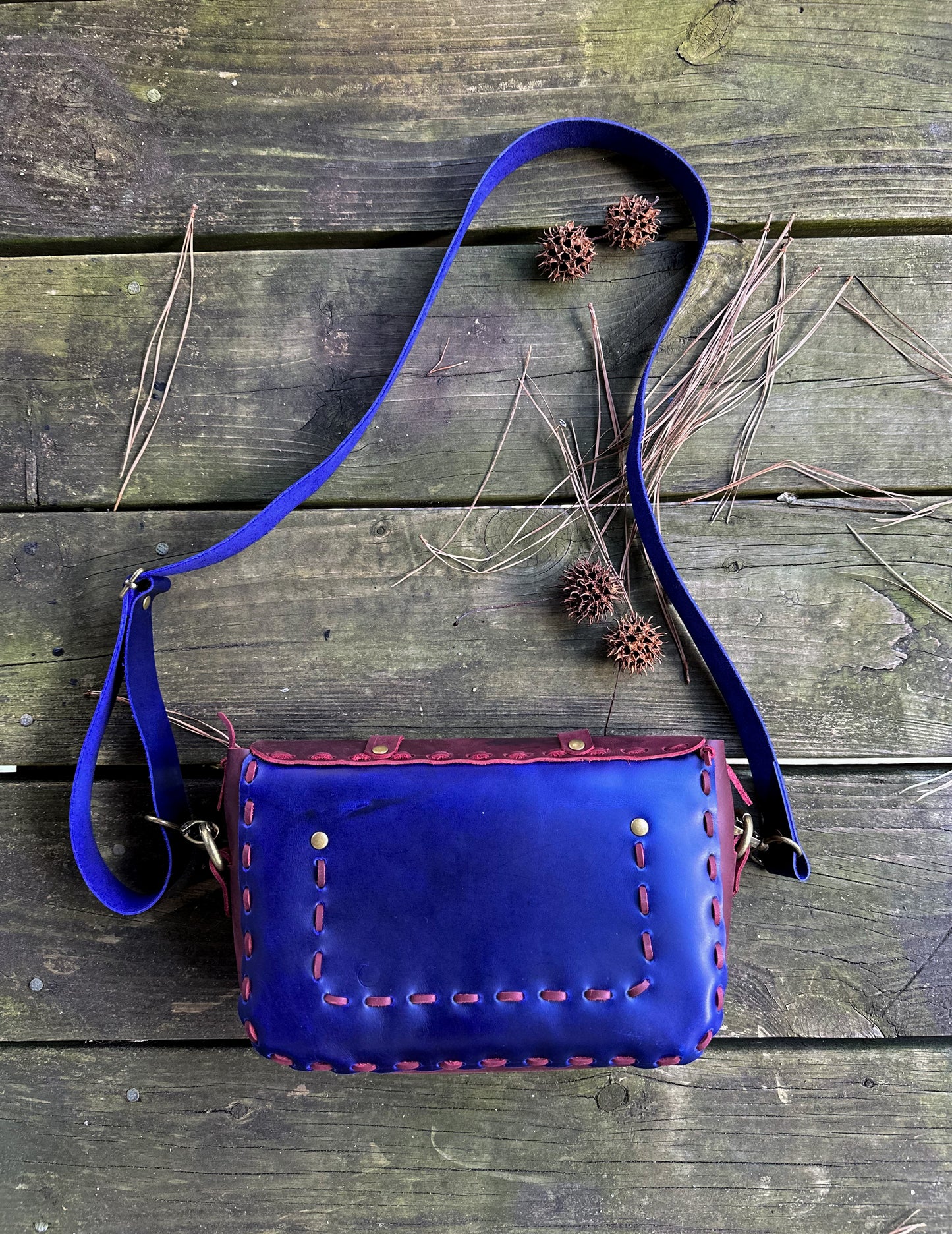 Mini Leather Bag, Handmade Crossbody Bag