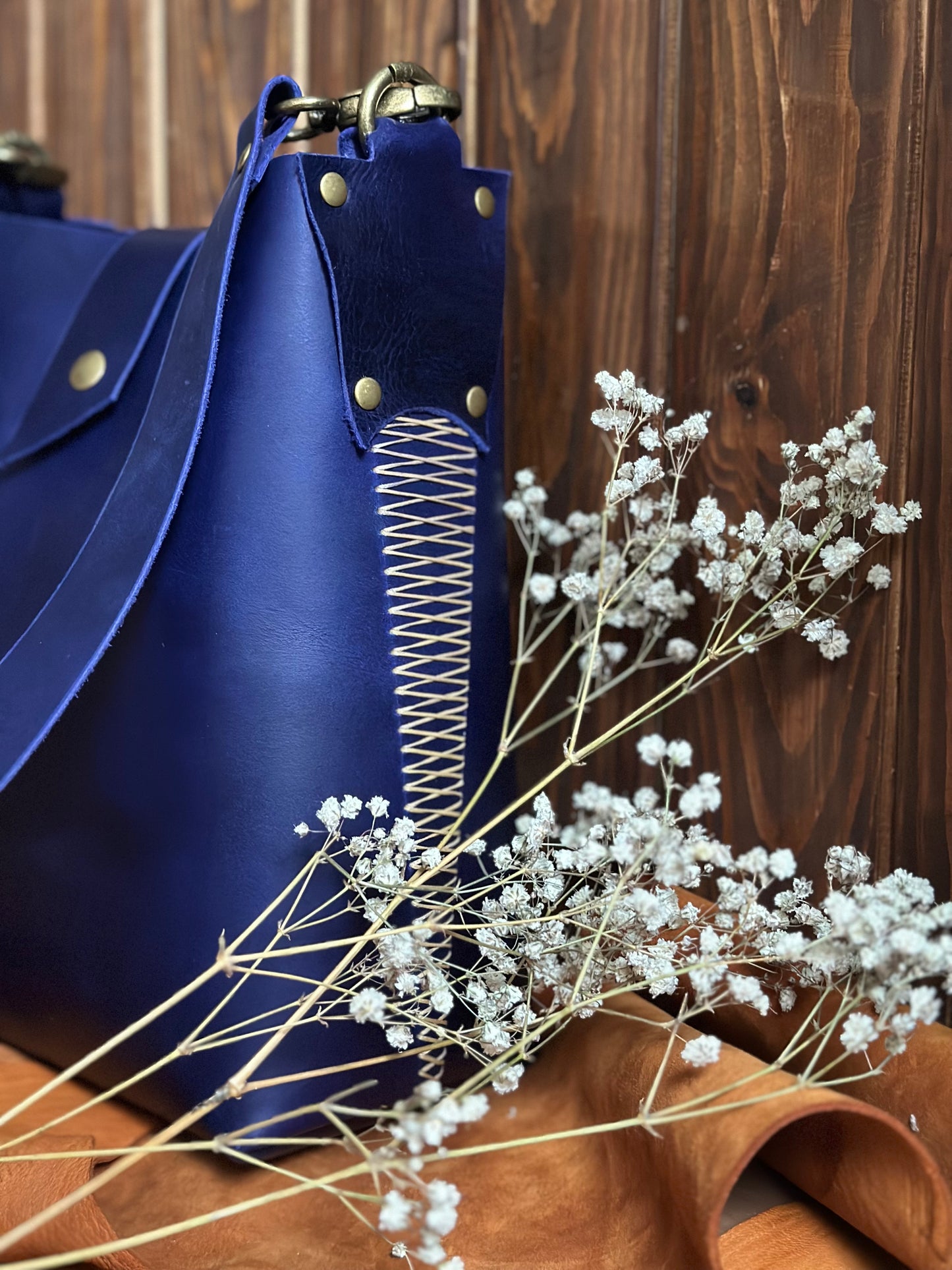 Crossbody Leather Bag, Handmade Handbag