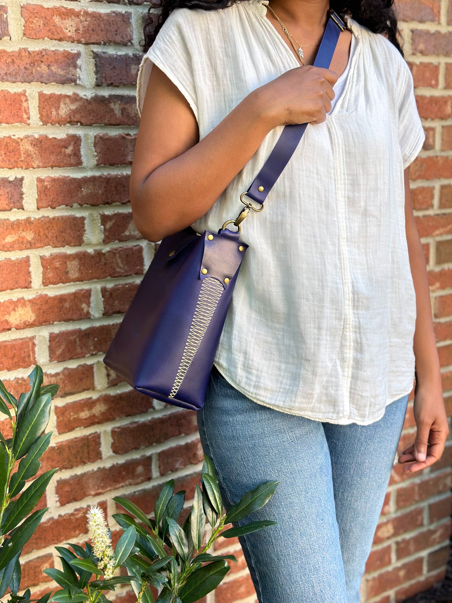 Crossbody Leather Bag, Handmade Handbag