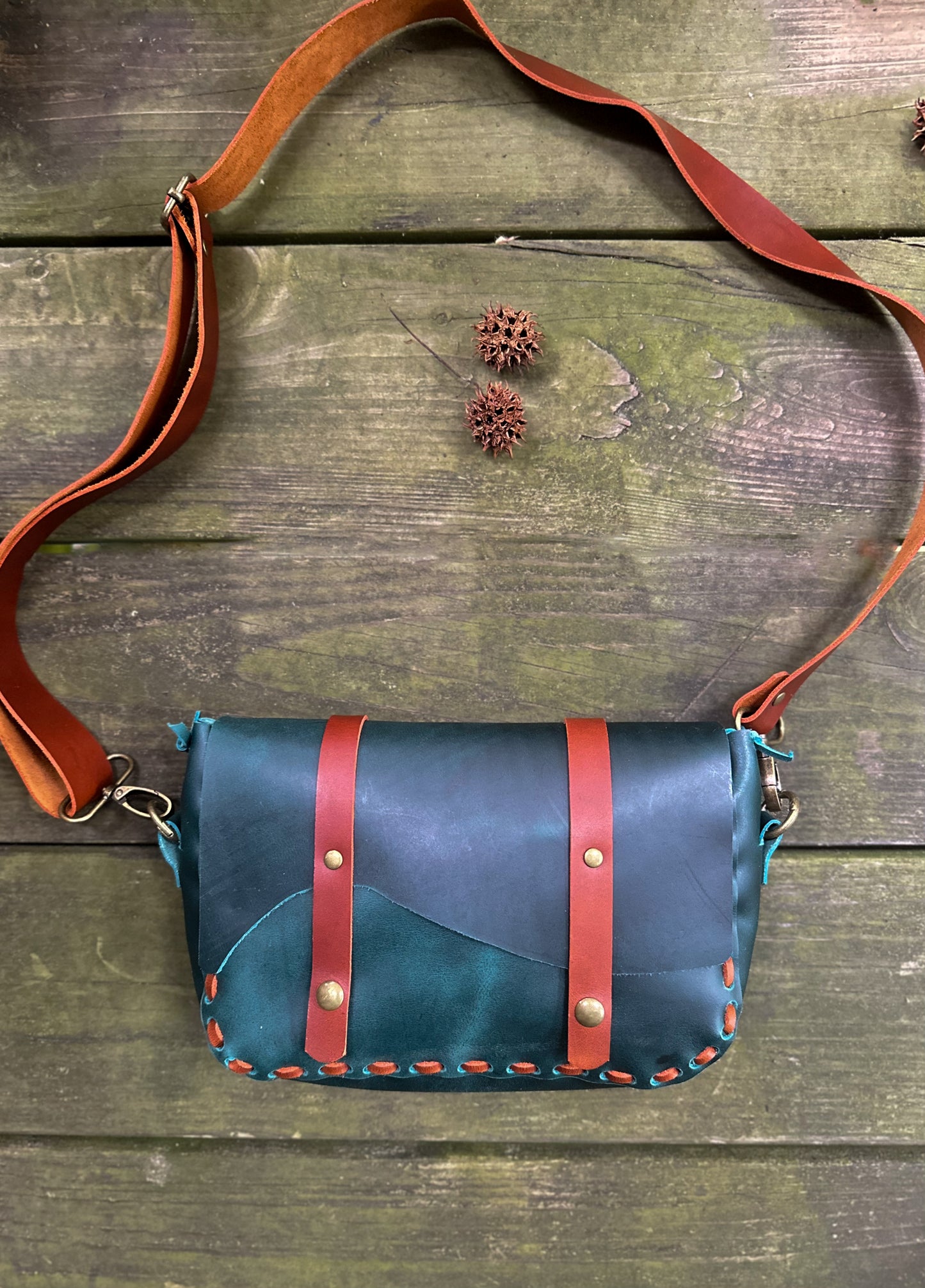 Mini Leather Bag, Handmade Crossbody Bag
