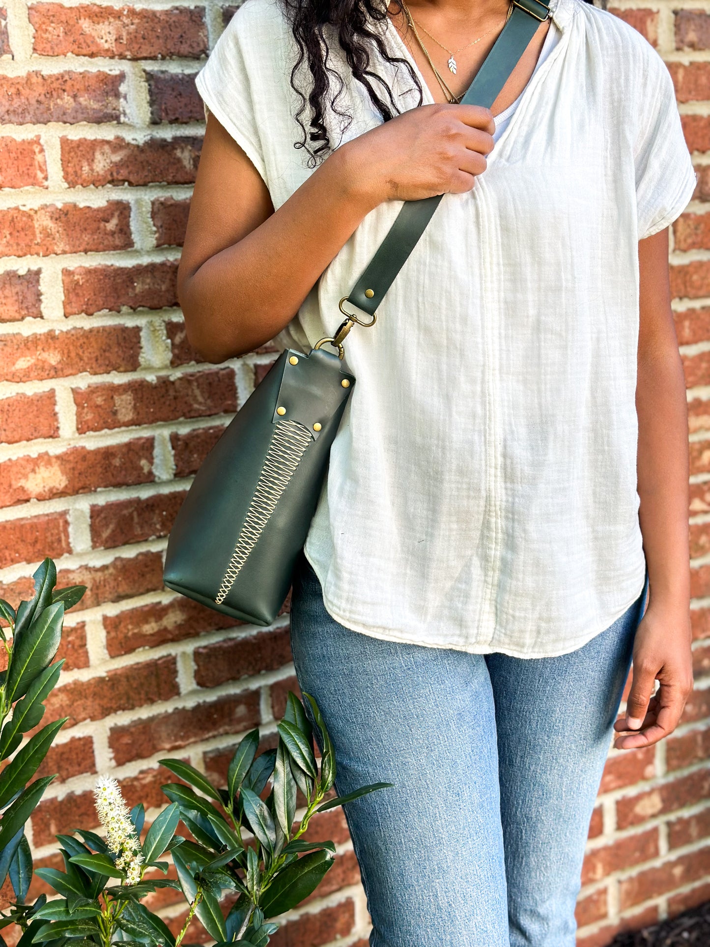 Crossbody Leather Bag, Handmade Handbag