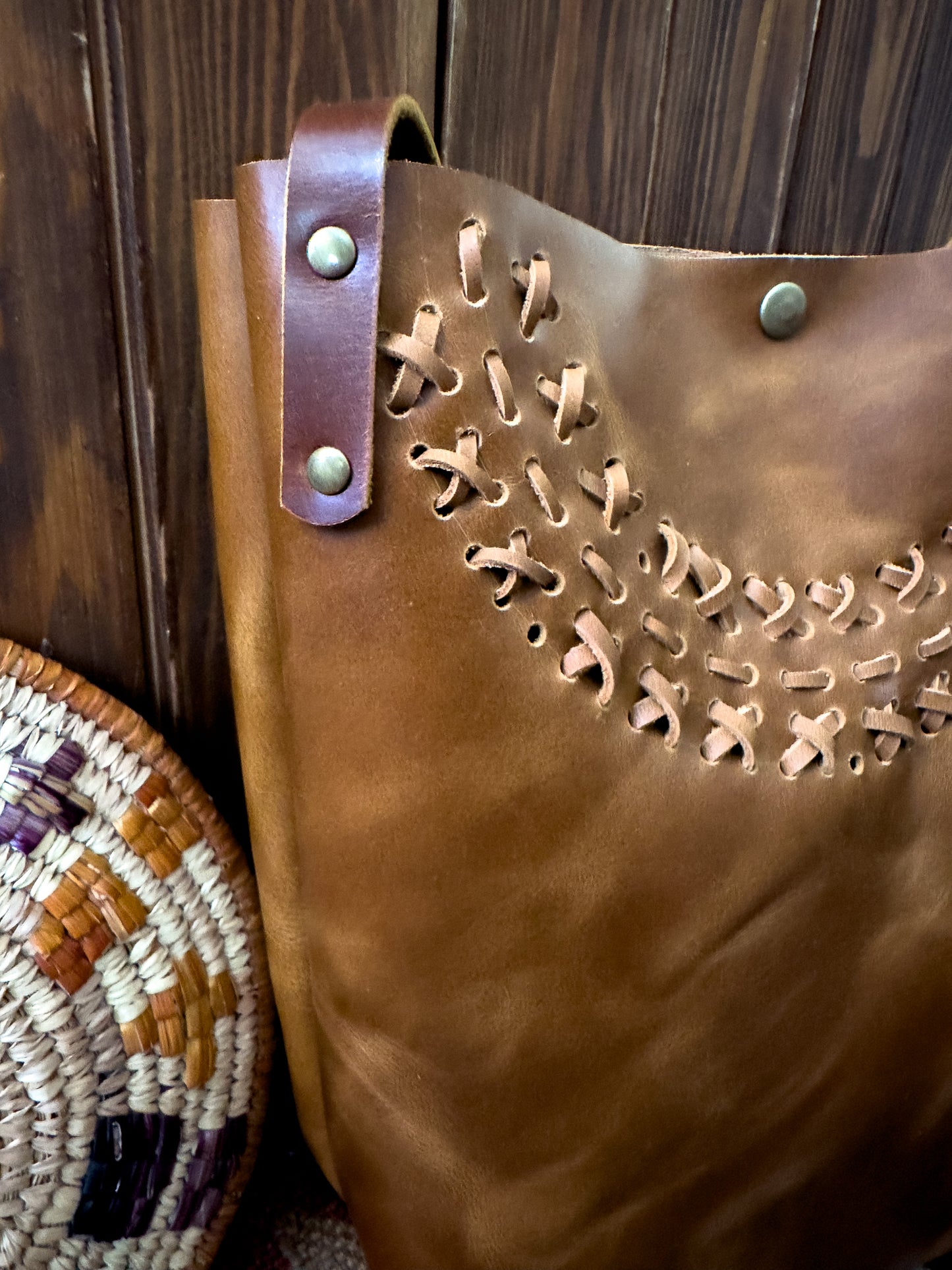 Leather Tote Bag