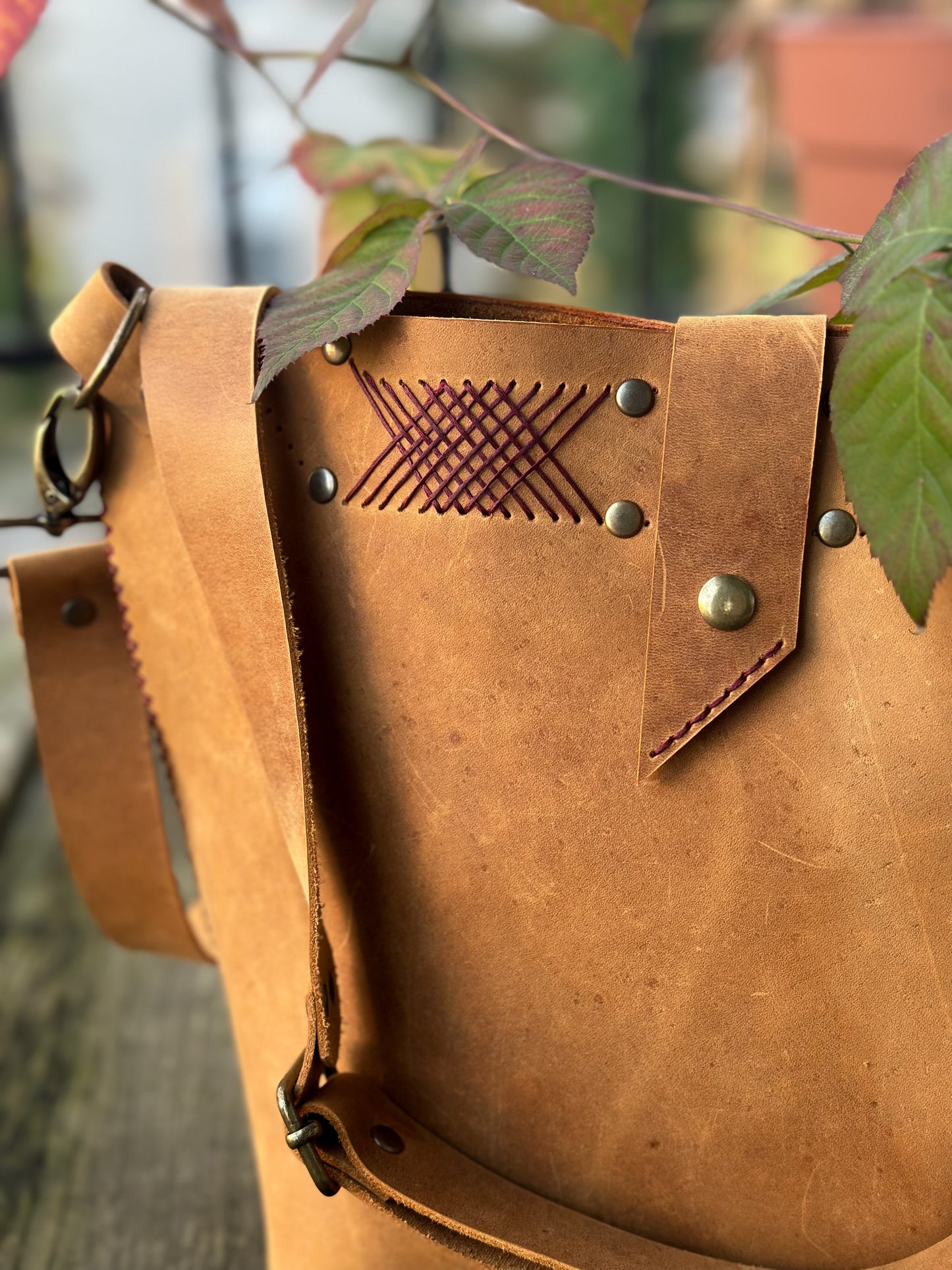 Front stitched bag