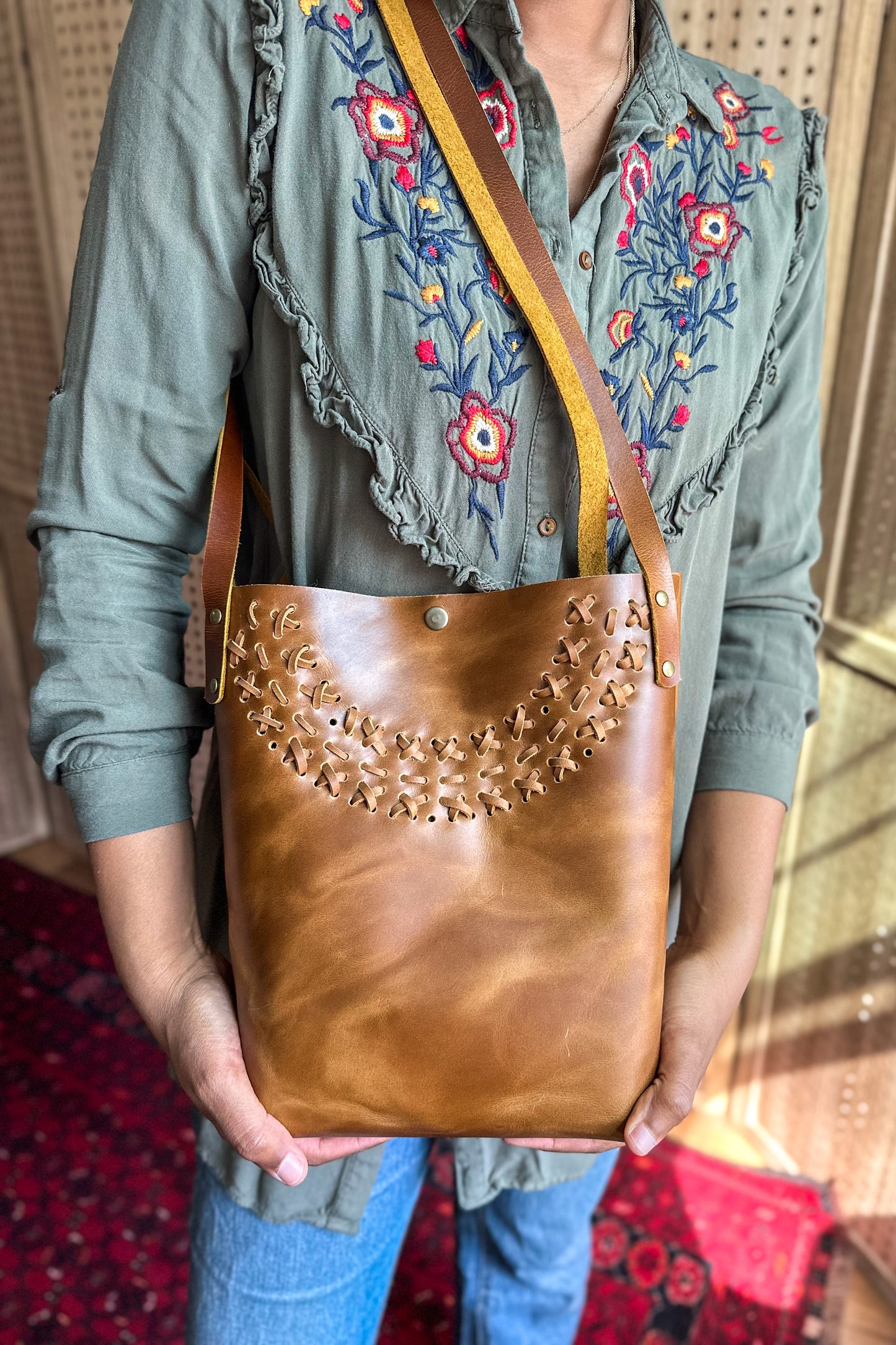 Leather Tote Bag