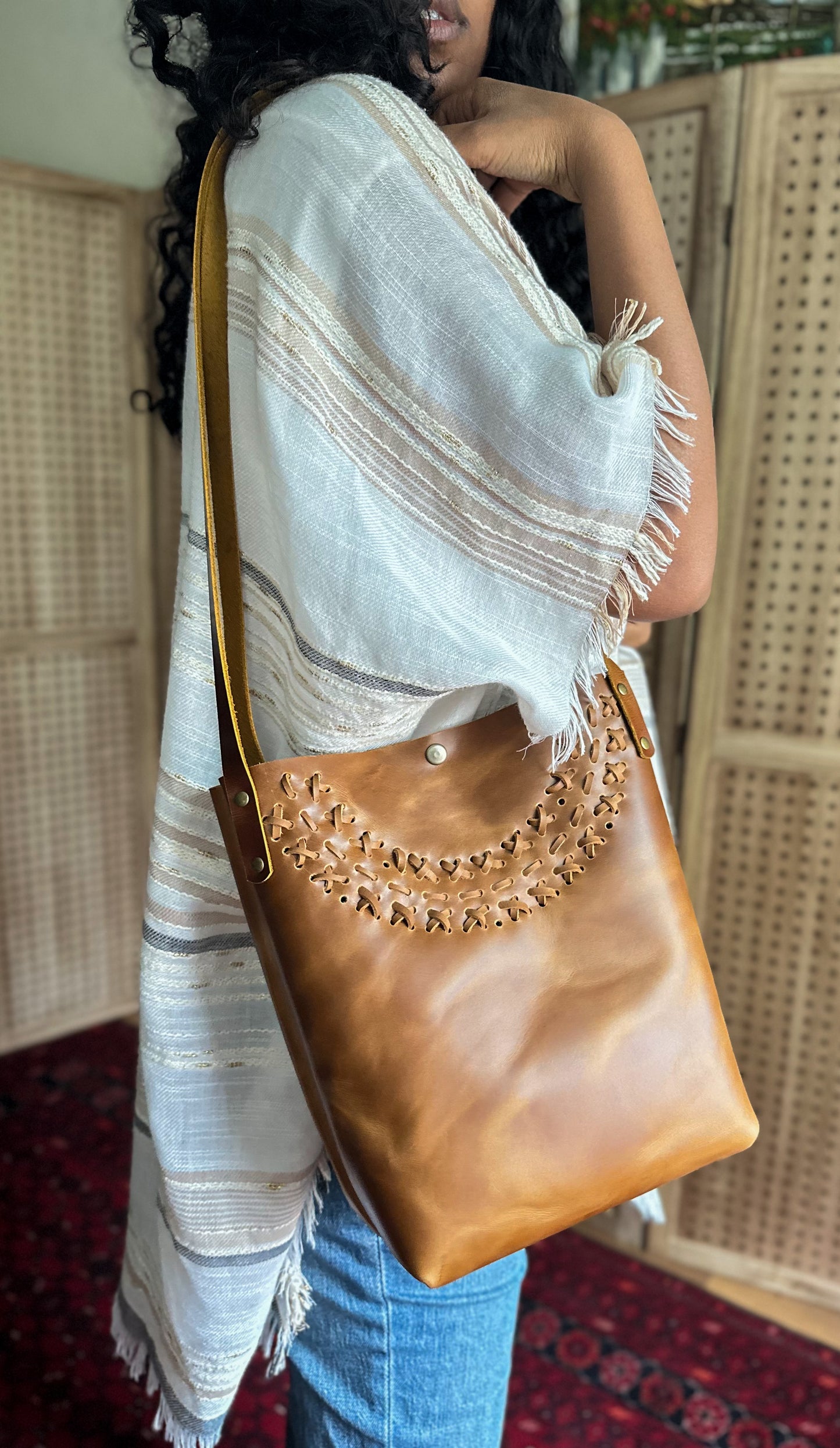 Leather Tote Bag